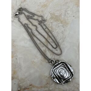 Pyrrha Still Have Hope 925 Sterling Silver Talisman Necklace Archived Rare